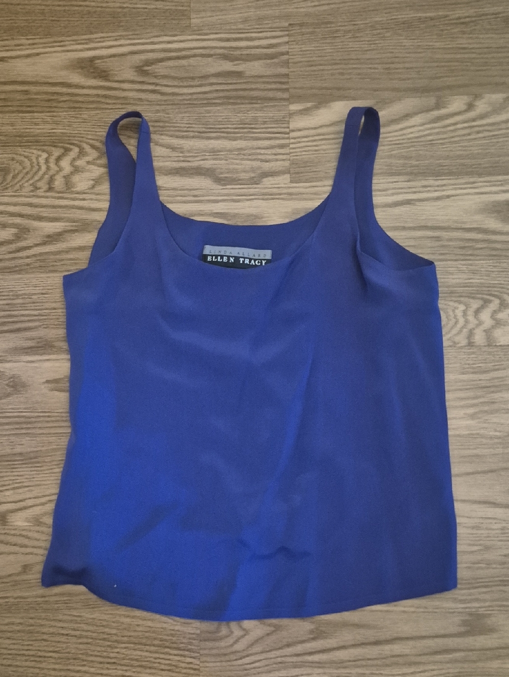 Ellen Tracy Cobalt Scoop Neck Camisole